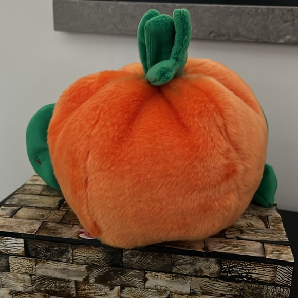 NWT PUMKIN Large Beanie Baby Vintage 1999 Halloween Retired Pumpkin TY - Picture 6 of 12